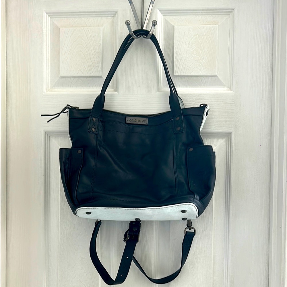 Nena & Co. Black and White Tote Bag